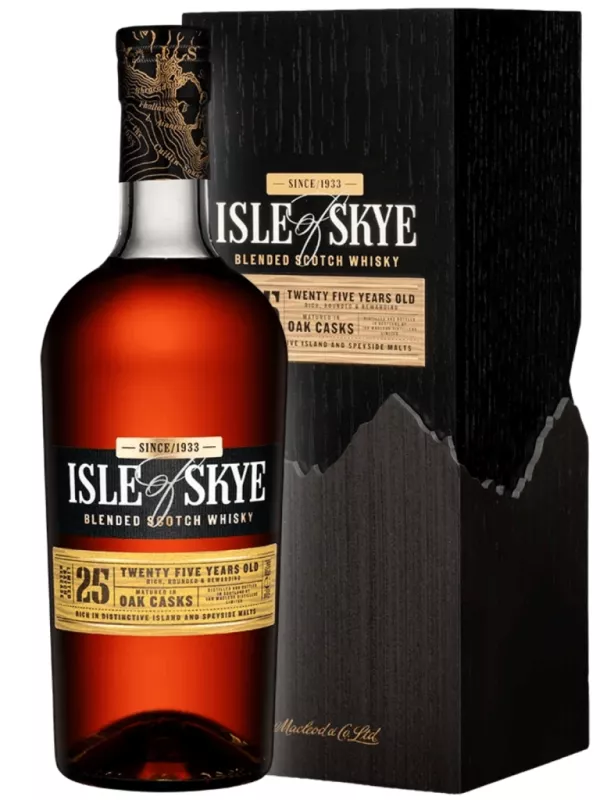 Isle Of Skye 25 Years Old, wooden box