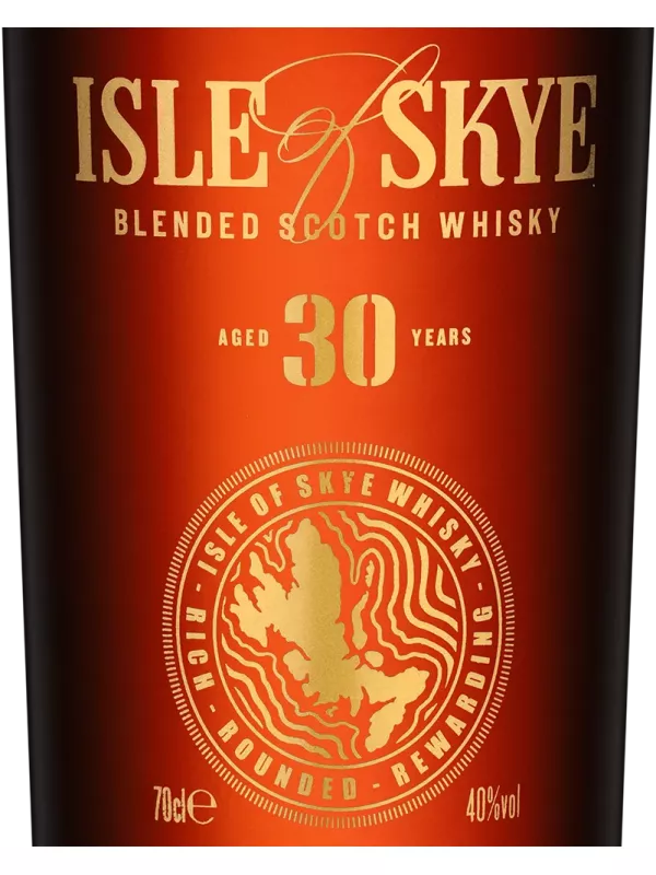 Isle Of Skye 30 Years Old, wooden box