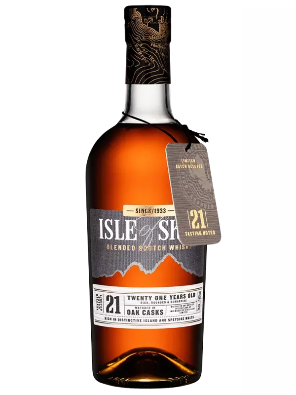 Isle Of Skye 21 Years Old, wooden box
