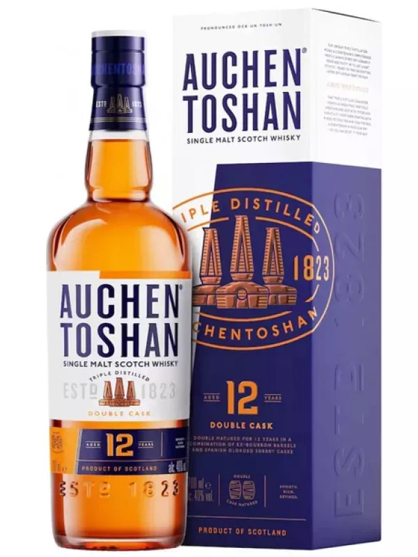 Auchentoshan Double Cask 12 Years Old, gift box