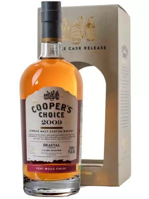 Виски The Cooper's Choice Braeval Port Wood Finish, gift box 2009 0.7 л