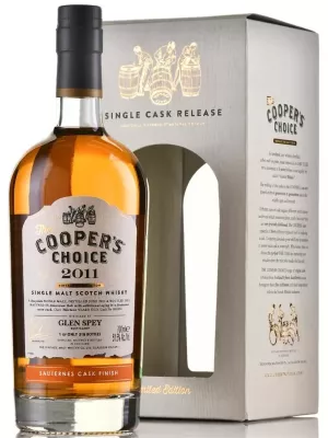 Виски The Cooper’s Choice Glen Spey Sauternes Cask Finish, gift box 2011 0.7 л