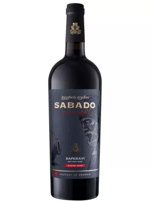 Вино Sabado Grand Saperavi Qvevri 2024, 0.75 л
