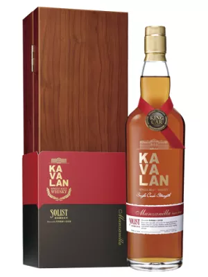 Виски Kavalan, Solist Manzanilla Single Cask (58,6%), wooden box 0.75 л