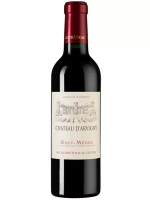 Вино Chateau D'Arvigny, Haut-Medoc AOC Cru Bourgeois 2023, 0.375 л