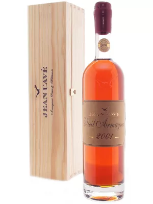 Арманьяк Jean Cave, Vieil Armagnac AOC, wooden box 1972 0.7 л