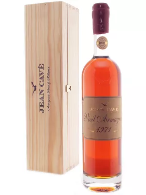 Арманьяк Jean Cave, Vieil Armagnac AOC, wooden box 1972 0.7 л