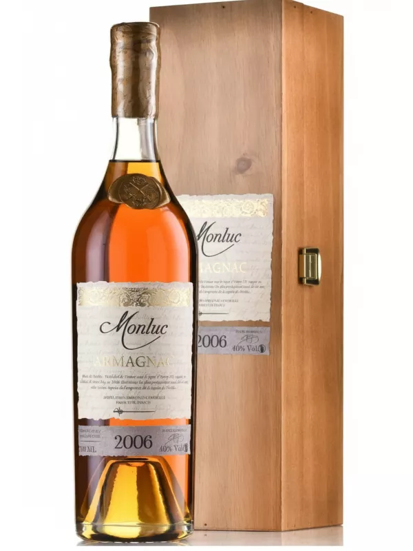 Monluc Armagnac AOC, wooden box