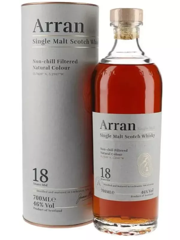 Arran 18 Years Old, in tube