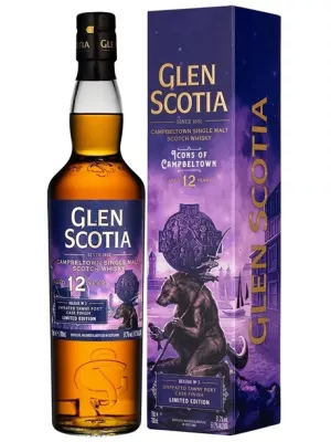 Виски Glen Scotia, Icons of Campbeltown Release №3, 12 Years, gift box 0.7 л
