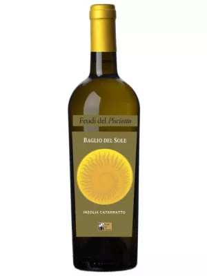 Вино Feudi del Pisciotto, Baglio del Sole Inzolia Catarratto, Sicilia IGT 2019, 0.75 л
