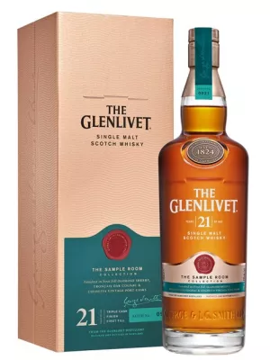 Виски The Glenlivet 21 Years Old, gift box 0.7 л