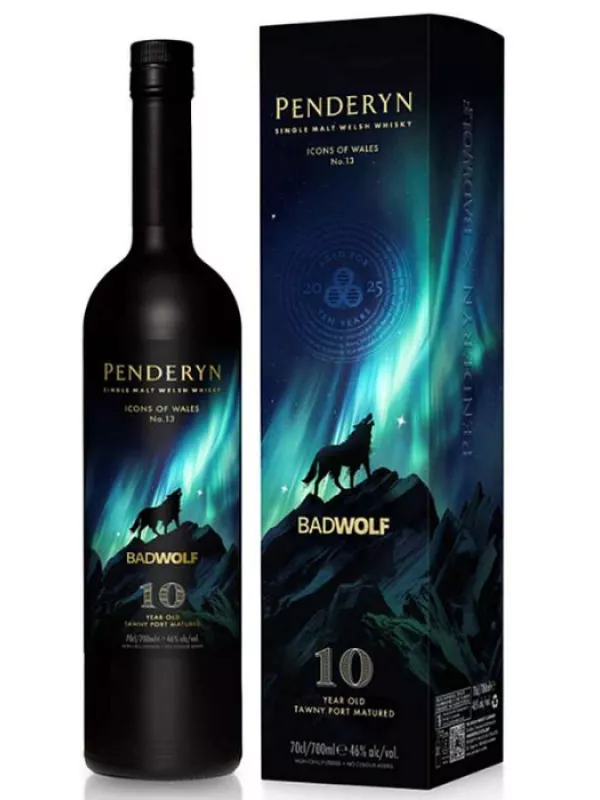 Penderyn Bad Wolf 10 Years Old, gift box