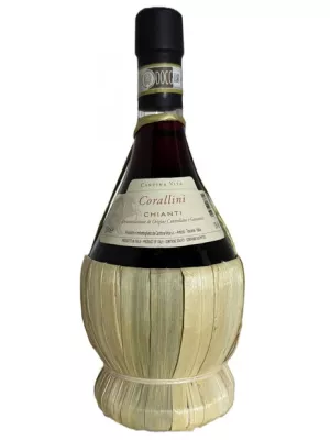 Вино Corallini Chianti DOCG, in fiasco 0.75 л