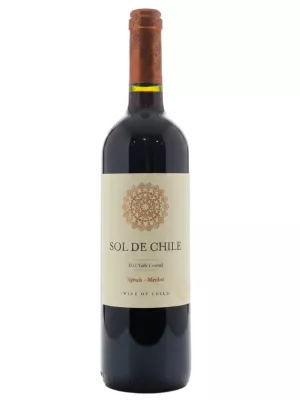 Вино Sol de Chile Syrah-Merlot, Valle Central DO 2024, 0.75 л