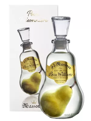 Бренди Massenez, Eau de vie Poire Prisonniere, gift box 0.7 л