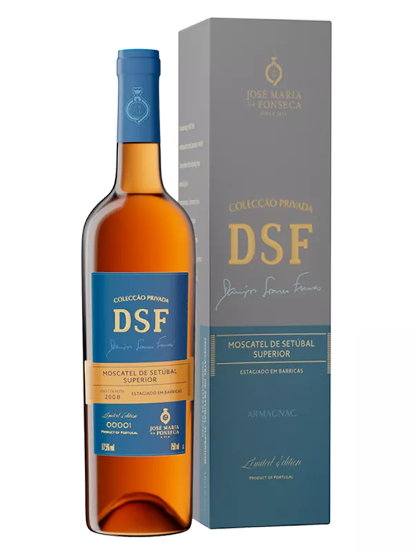 Jose Maria da Fonseca, Coleccao Privada Domingos Soares Franco, Moscatel de Setubal DOC (Armagnac), gift box