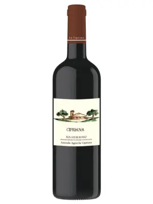 Вино Cipriana, Bolgheri Rosso DOC 2022, 0.75 л