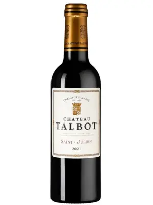 Вино Chateau Talbot, St-Julien AOC 4-me Grand Cru Classe 2021, 0.375 л