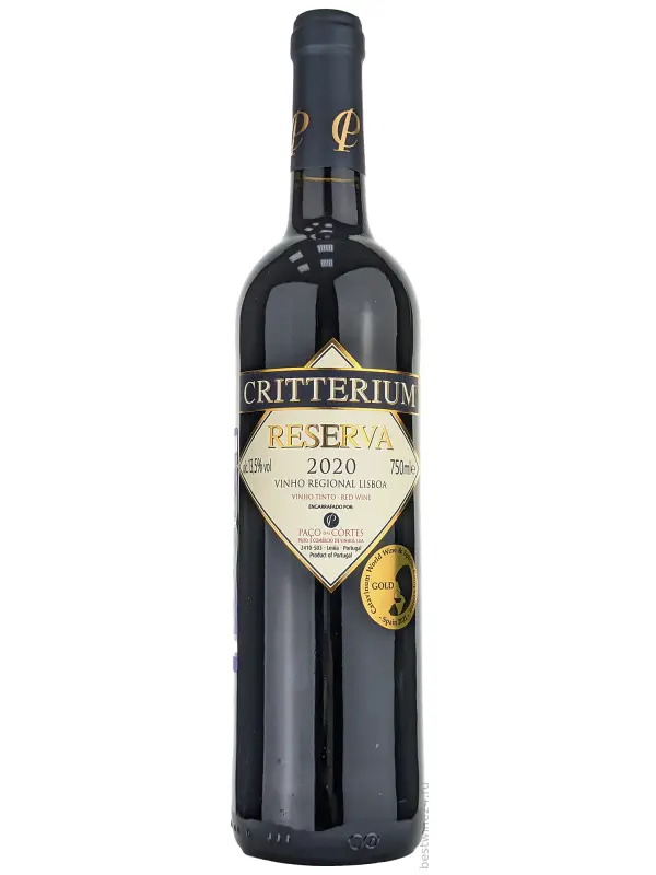 Paco das Cortes, Critterium Reserva, Vinho Regional Lisboa IGP