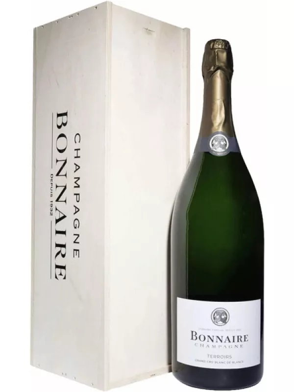 Bonnaire, Terroirs Grand Cru Blanc de Blancs Extra Brut, Champagne AOC, wooden box