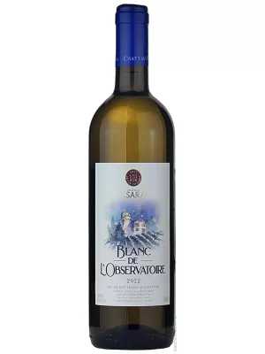 Вино Chateau Ksara, Blanc de L'Observatoire 2022, 0.75 л