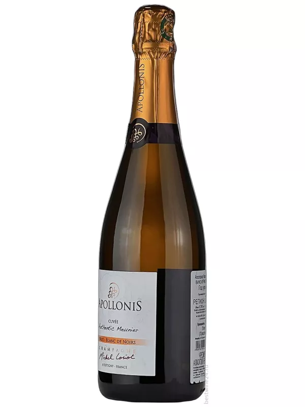 Apollonis, Cuvee Authentic Meunier Blanc de Noirs Brut, Champagne AOC