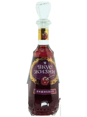Настойка Вкус жизни Вишневая, Настойка сладкая 0.5 л