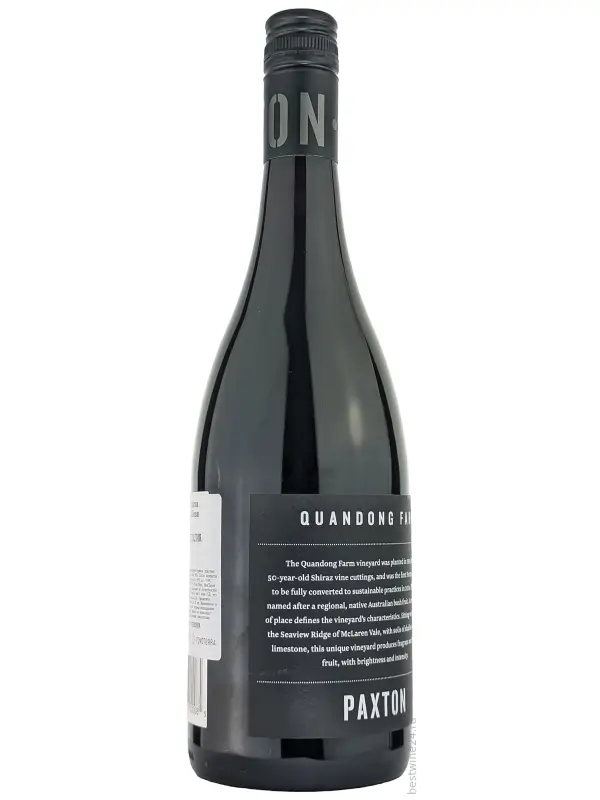 Paxton, Quandong Farm Shiraz, McLaren Vale