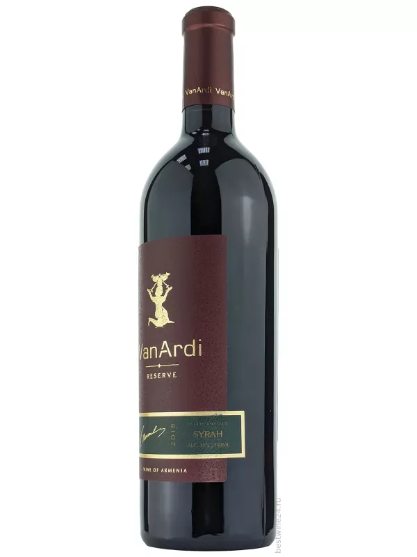 Van Ardi, Reserve Syrah