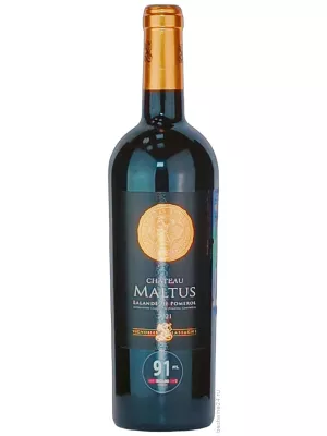 Вино Chateau Maltus, Lalande de Pomerol AOC 2021, 0.75 л