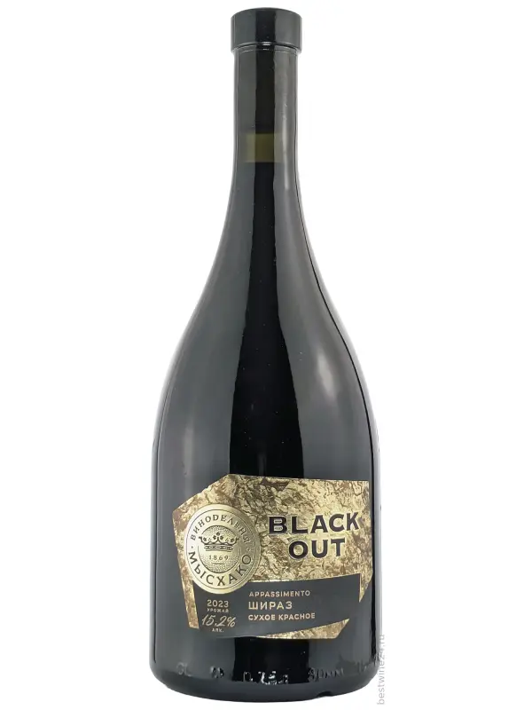 Myskhako, Black Out Shiraz
