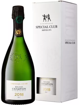 Roland Champion, Special Club Blanc de Blancs Chouilly Grand Cru Brut, Champagne AOC, gift box 0.75 л 2018
