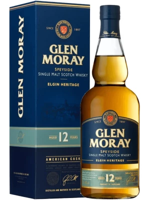 Виски Glen Moray Elgin Heritage 12 Years Old, gift box 0.7 л