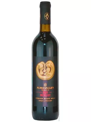 Вино Alma Valley Reserve Merlot 0.75 л