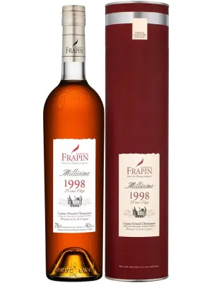 Коньяк Frapin Millesime, Cognac Grande Champagne AOC, in tube 1998 0.7 л