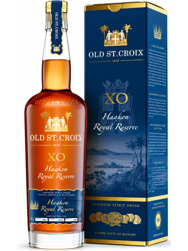 Old St. Croix, King Haakon XO Royal Reserve, gift box