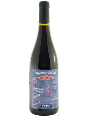 Вино Suggestion du Chef Typic Merlot, Atlantique IGP 2021, 0.75 л