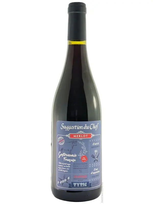 Suggestion du Chef Typic Merlot, Atlantique IGP