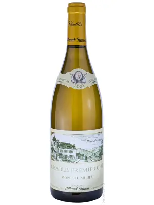 Вино Billaud-Simon, Chablis Premier Cru Mont De Milieu 2022, 0.75 л