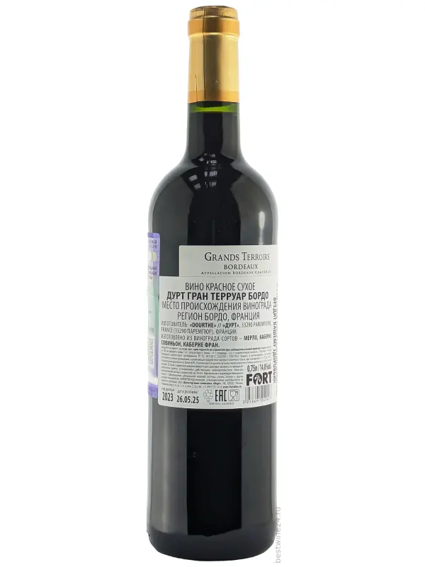 Dourthe, Grands Terroirs Bordeaux Rouge AOC