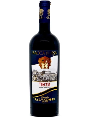 Вино Salvadori, Bacca Rossa Toscana IGT 2021, 0.75 л