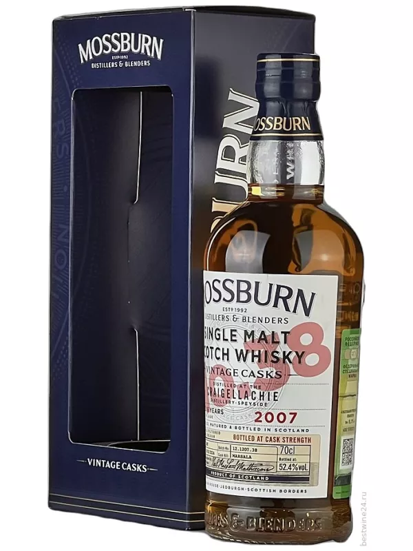 Mossburn Craigellachie 16 Years Old Vintage Casks, gift box