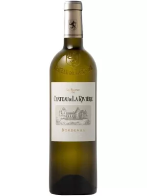 Вино Chateau de la Riviere, Bordeaux AOC Blanc 2023, 0.75 л