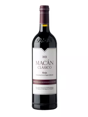 Вино Vega Sicilia & Bodegas Benjamin de Rothschild, Macan Clasico, Rioja DOC 2021, 0.75 л