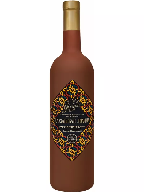 Georgian Wine House, Old Georgia Alazani Valley Red, rhombus label
