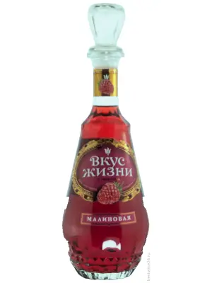 Настойка Вкус жизни Малиновая, Настойка сладкая 0.5 л