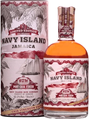 Ром Navy Island Port Cask Finish Cask Strength Edition, in tube 0.7 л
