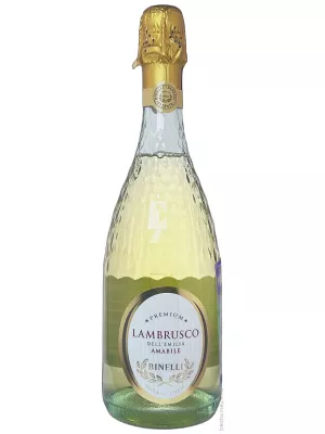 Binelli Premium Lambrusco Bianco Amabile, Dell'Emilia IGT 0.75 л