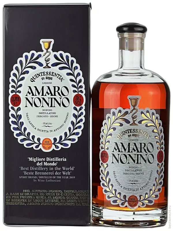 Nonino Amaro Quintessentia, gift box
